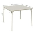 thumbnail image 2 of Yeshouse Lightweight Square Card Table, PU Cushion, Folding, 33.6", 2 of 8