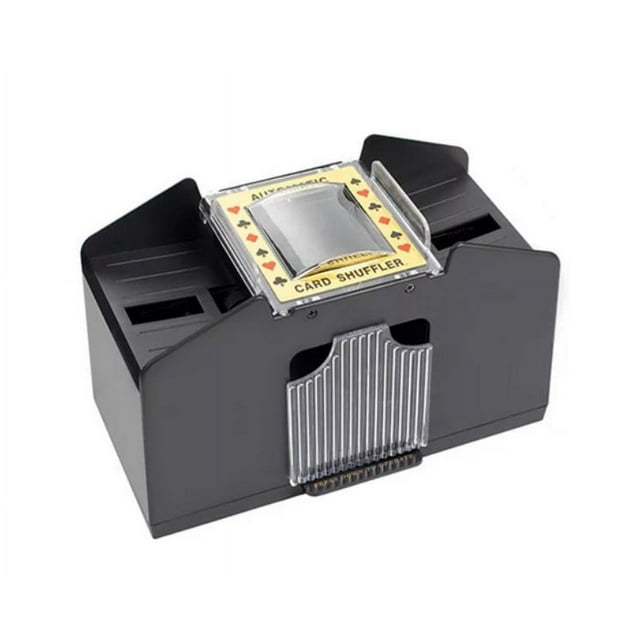 Jinsinto Card Shuffler Automatic Battery Powered Playing Card Shuffler Machine for 1 To 4 Deck Poker,Card Shuffler,Automatic Card Shuffler