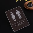thumbnail image 3 of 3Pcs Restroom Signs for Shopping Mall Male Female Restroom Signs Reusable Restroom Signs, 3 of 9