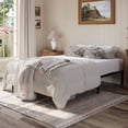 thumbnail image 3 of Einfach Queen Bed Frame, 12'' Metal Platform Bed with Ample Under-Bed Storage Space, Heavy Duty, No Box Spring Needed, Black, 3 of 11