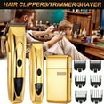 thumbnail image 7 of Roziapro Hair Clippers and Foil Shavers Kit for Men Rechargeable Cordless Barber Trimmer with Guards, 7 of 7