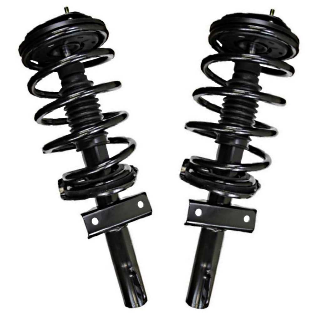 Pair Front Quick Complete Strut Coil Spring For 2004-2007 Ford Freestar