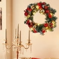 18 Inch PreLit Artificial Christmas Wreath with Lights,Lighted