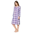 thumbnail image 5 of Casual Nights Women's Flannel Floral Long Sleeve Nightgown, 5 of 5