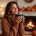 thumbnail image 2 of SLYNSHome Halloween Ceramic Mug,Black Cauldron Shaped Pot Style Coffee Tea Cup For Daily Drinks, Spooky Home Party Decoration, Fall Winter Beverage Mug, 2 of 6