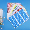 thumbnail image 2 of 360 Pieces Cable Labels, 12 Sheets Self Adhesive Waterproof Tear Resistant Cable Label, for Marking Organize Wire Cables (12 Colors), 2 of 5