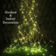 thumbnail image 4 of Luces de hadas centelleantes con energía solar, 200 luces de ratán de árbol LED para árboles de Navidad de jardín de patio Ormromra CPB-US-DYP910-2, 4 of 5