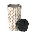 thumbnail image 2 of Rateoe Tigers go in for Sports Pattern Travel Coffee Mug Tumbler with Flip Lid | Reusable Insulated Stainless Steel Cold Brew Iced Coffee Cup Thermos, 2 of 8