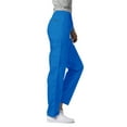 thumbnail image 3 of Adar Pantalon Cargo Fuselé pour Femmes, Taille Élastique, Popeline Durable, Noir, 3 of 7