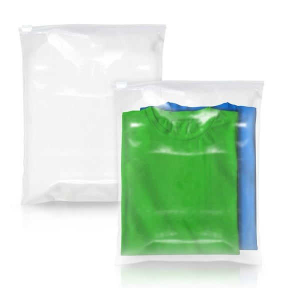 Pack of 250 Slide Seal Top Bags 12 x 15. Clear Polyethylene Bags 12x15. 2.75 mil. Poly bags for Packing and Storing. Plastic bags for industrial, food service, health needs.