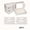 White-2, variant on 20-200 White Kraft Paper Cookie Boxes with Windows, Cake Boxes, Chocolate Boxes, Macaroon Boxes, Candy Boxes, High Quality Paper Gift Boxes for Baking, Weddings, Parties And Christmas