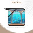 thumbnail image 3 of Disketp Underwater Aquarium Arches Pot Holders Kitchen Insulation Mats Heat Resistant Pot-Holder Oven Anti-Scald Pads for Cooking Baking, 7.1*7.1inch, 3 of 8