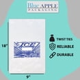 thumbnail image 2 of 5lb Metallocene Ice Bag - 9"x18" & (100 Bags) 1.2Mil Printed Ice Bag - Heavy-Duty Plastic Ice Bags - Convenient Bulk Pack for Ice Storage and More, 2 of 7