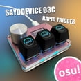 thumbnail image 3 of Teclado BTXETUEL O3C OSU con Interruptores Lineales Magnéticos y Perilla, 3 of 5