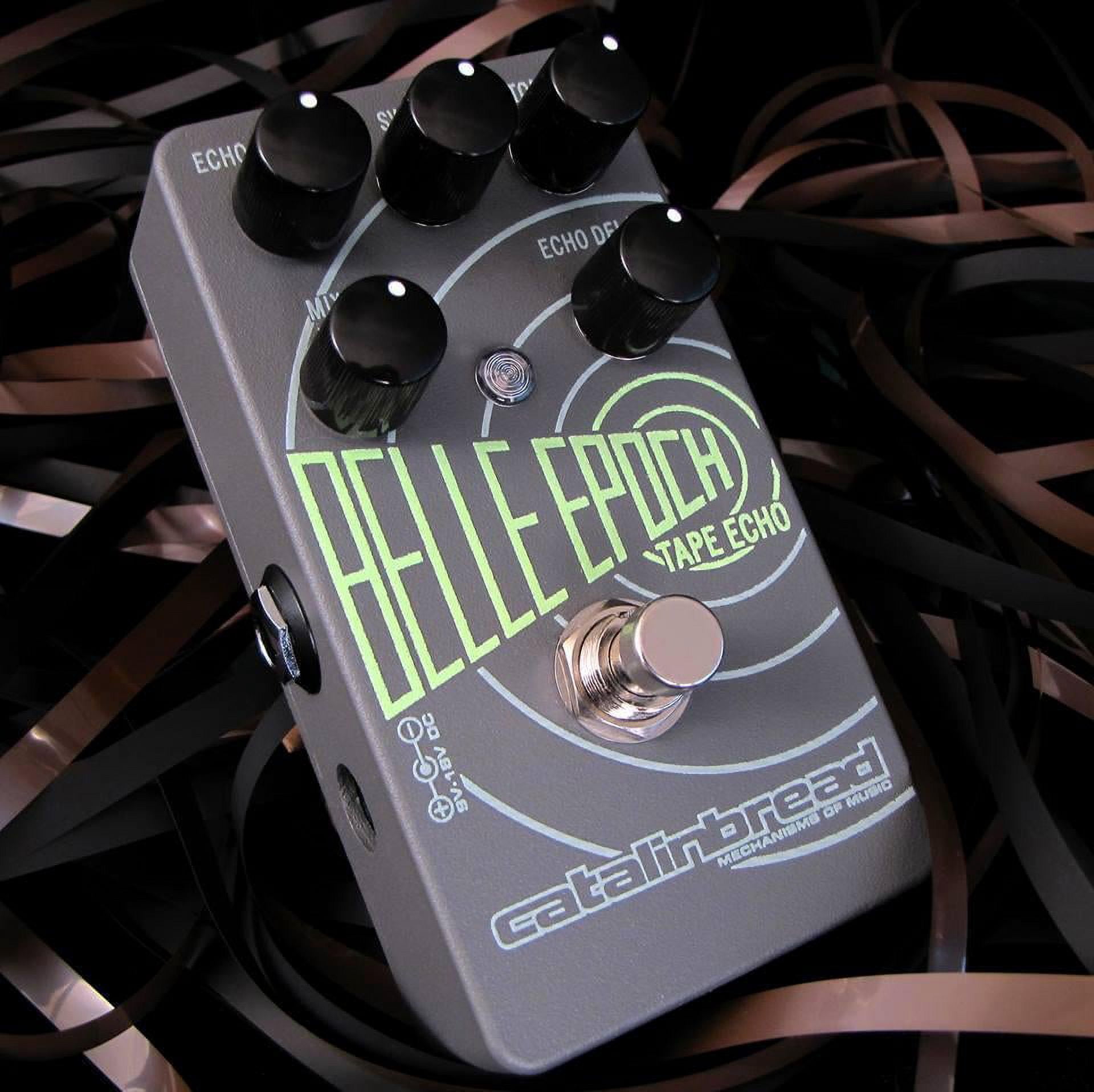 Catalinbread Belle Epoch Black and Silver Guitar Effects Pedal