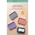 thumbnail image 5 of KOMOO Soap Tray Flexible Plastic Soap Dish Soap Case Holder for Bathroom Shower Waterfall Drainer Kitchen, Keep Soap Dry  Easy to Clean, 5 of 7