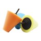 thumbnail image 1 of 3@# 3Inch Burnishing Polishing Cone Car Hub Buffing Sponge Car Accessories Auto Wheel Polishing Sponge Used for Electric DrillYellow 80mm He Qiyong unisex, 1 of 1
