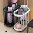 thumbnail image 2 of Rolling Storage Bin Organizer with Wheels Multi-Purpose Laundry Basket Clothes Cart Yoga Mat Storage Trolley for Home Use, 2 of 6