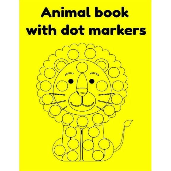 Animal book with dot markers (Paperback)