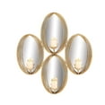 thumbnail image 2 of Benzara 54331 The Gorgeous Metal Mirror Candle Sconce, 2 of 2