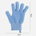thumbnail image 6 of Limei 1Pair Bath Gloves Convenient Foams Remove Dead Skin Spiral Bulged Grid Scrub Bathroom Bath Towel, 7.5"x 4.7", 6 of 7