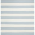 thumbnail image 4 of SAFAVIEH Montauk Saranna Geometric Cotton Area Rug, Sky Blue/Ivory, 12' x 15', 4 of 10