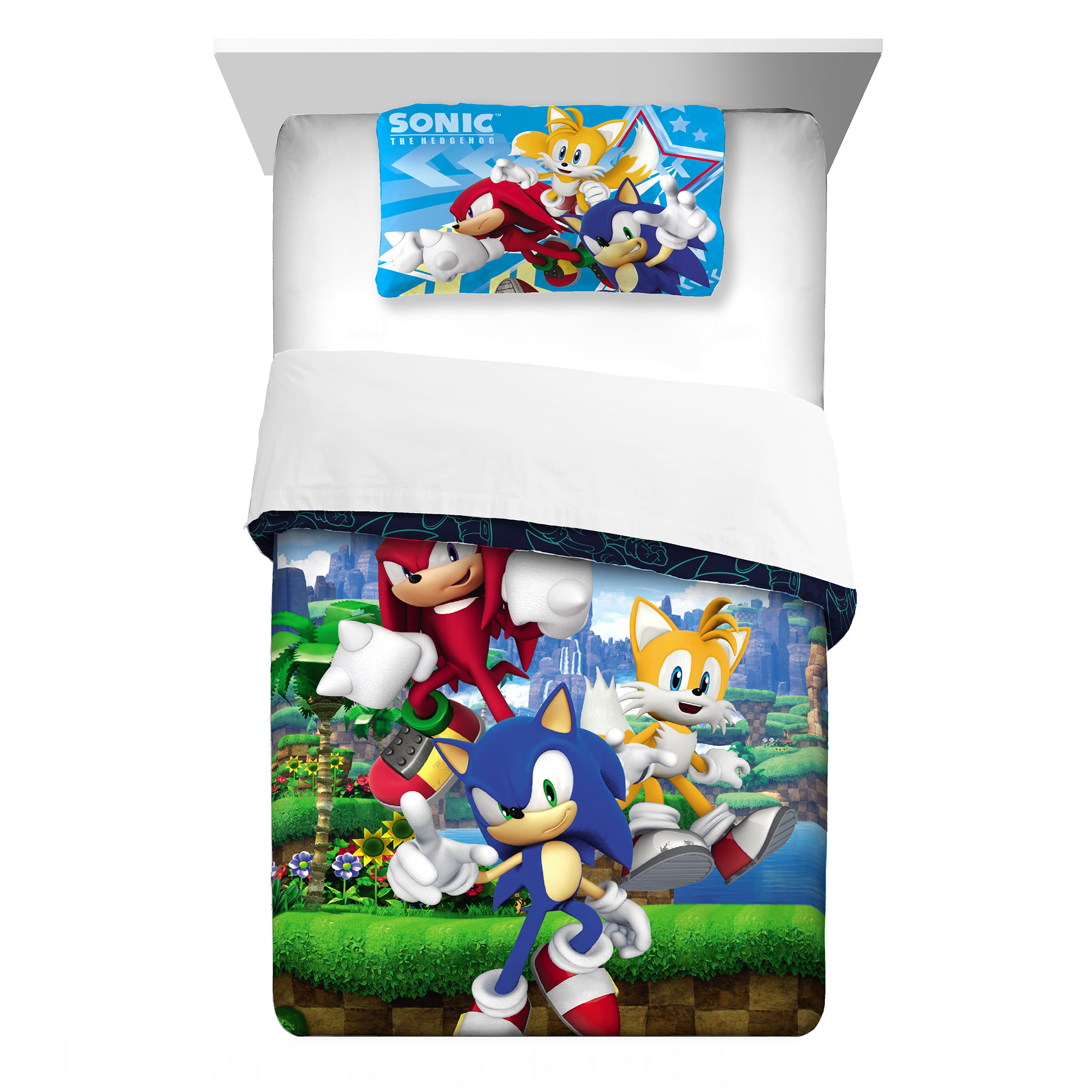 SEGA Sonic the Hedgehog Kids Reversible Comforter Set, Twin/Full photo 8