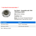 thumbnail image 2 of Fan Clutch - Compatible with 1984 - 1989 Nissan 300ZX 1985 1986 1987 1988, 2 of 3