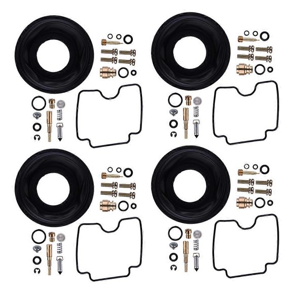 4 Sets Motorcycle Carburetor Repair Kit Fit for Yamaha FZS1000 FAZER FZ-1 2005 2004 2003 2002 2001