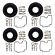 thumbnail image 1 of 4 Sets Motorcycle Carburetor Repair Kit Fit for Yamaha FZS1000 FAZER FZ-1 2005 2004 2003 2002 2001, 1 of 5