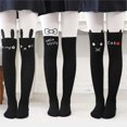 thumbnail image 5 of Collants Bébé Fille Printemps et Automne Princess Patchwork Chat Dessin Animé Collants Fille Enfant Coton Doux Collants Chauffants Enfant, 5 of 5