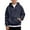 Navy, variant on AWZXDE Boys Quarter Zip Knit Hoodie Long Sleeve Pullover Casual Athletic Soft Comfortable Sweatshirt Hoodies For Teen Boys Grey,5-6Years
