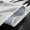thumbnail image 5 of SAFAVIEH Skyler Bosworth Leaves Area Rug, Ivory/Black, 9' x 12', 5 of 8