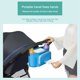 thumbnail image 4 of Bolsas De Pañales Para Cochecito De Bebé, Bolsa De Mamá, Bolsa De Almacenamiento De Gran Capacidad, Accesorios Para Cochecito Con Asa, Bolsa Colgante Cateissary VI005706-00, 4 of 5
