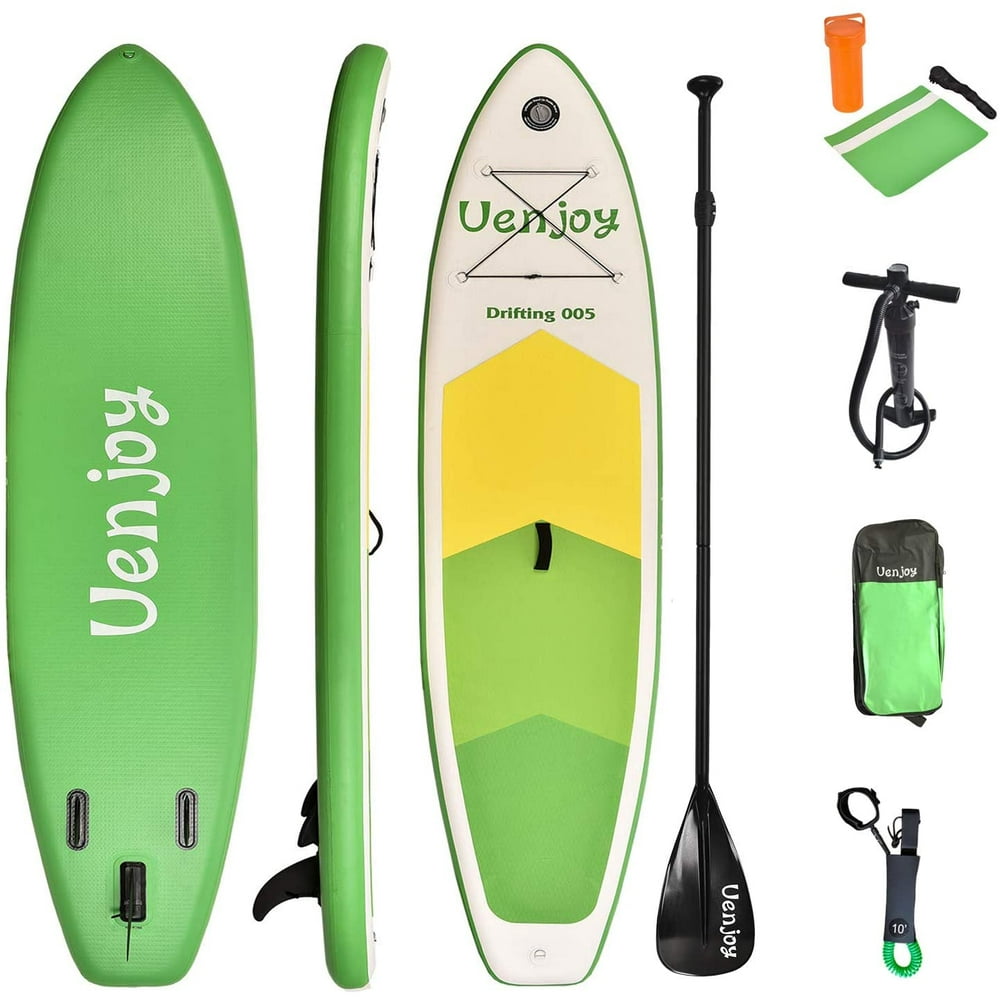 Uenjoy Inflatable Sup W/ 3 Years Warranty 11'30"x6" All Around Paddle Board, W/Full Accessories, Perfect for Yoga Fishing Touring
