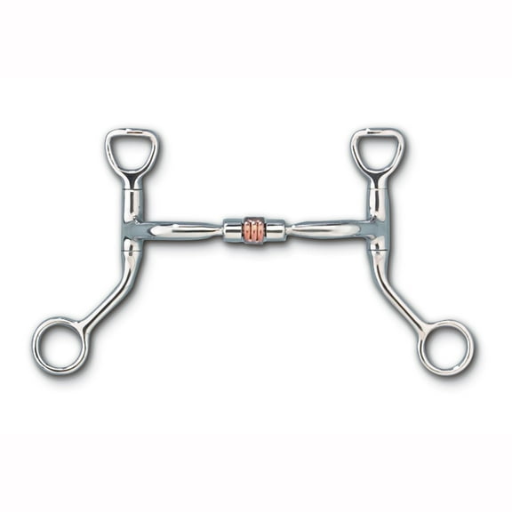 Myler HBT Shank Comfort Snaffle with Copper Roller MB 03 4 3/4"
