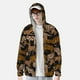 thumbnail image 2 of Balery Leopard Print Sudadera ligera de manga larga con capucha y protección solar UPF 50+ para hombre y mujer, ideal para pesca y running-Small, 2 of 7