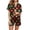 Black, variant on Holiday Pajamas Womens Short Sleeve Pjs Shorts Set Soft Button-Up Funny Christmas Snowflake 2 Piece Lounge Sets - Wine, 2XL