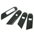 thumbnail image 3 of Door Window Control Panel Cover, Scratch Proof Carbon Fiber Style Clear Texture Wear Resistance Window Lifter Switch Cover  For Car, 3 of 8