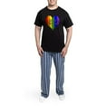 thumbnail image 5 of CafePress - Safe Space Middle Men's Dark Pajamas - Men's Dark Loose Fit Cotton Pajama Set, 5 of 7
