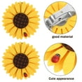 thumbnail image 3 of Moluckfu 2Ud Clip Para En Forma De Girasol En Color Amarillo, 3 of 6