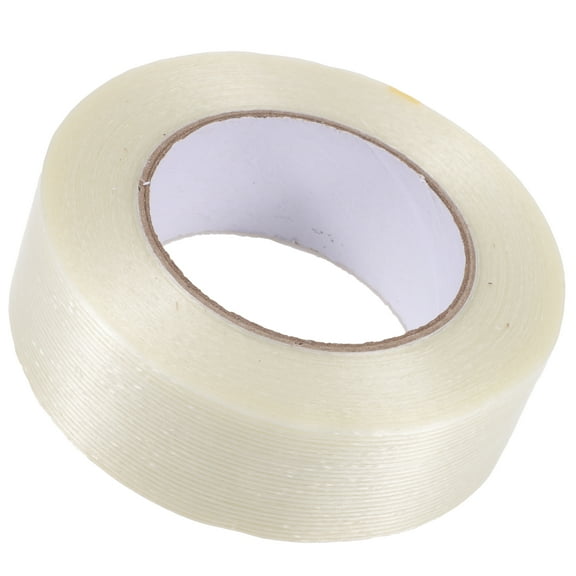 Unique Bargains Tarpaulin Repair Tape 1.57"x164.04ft Truck RV Car Tape Leak-Proof Tent Awning Tape Fiberglass Clear 1 Pc