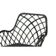 thumbnail image 7 of Baxton Studio Aniceta Modern Bohemian Black Finished Wood and Rattan 7-Piece Dining Set, 7 of 7