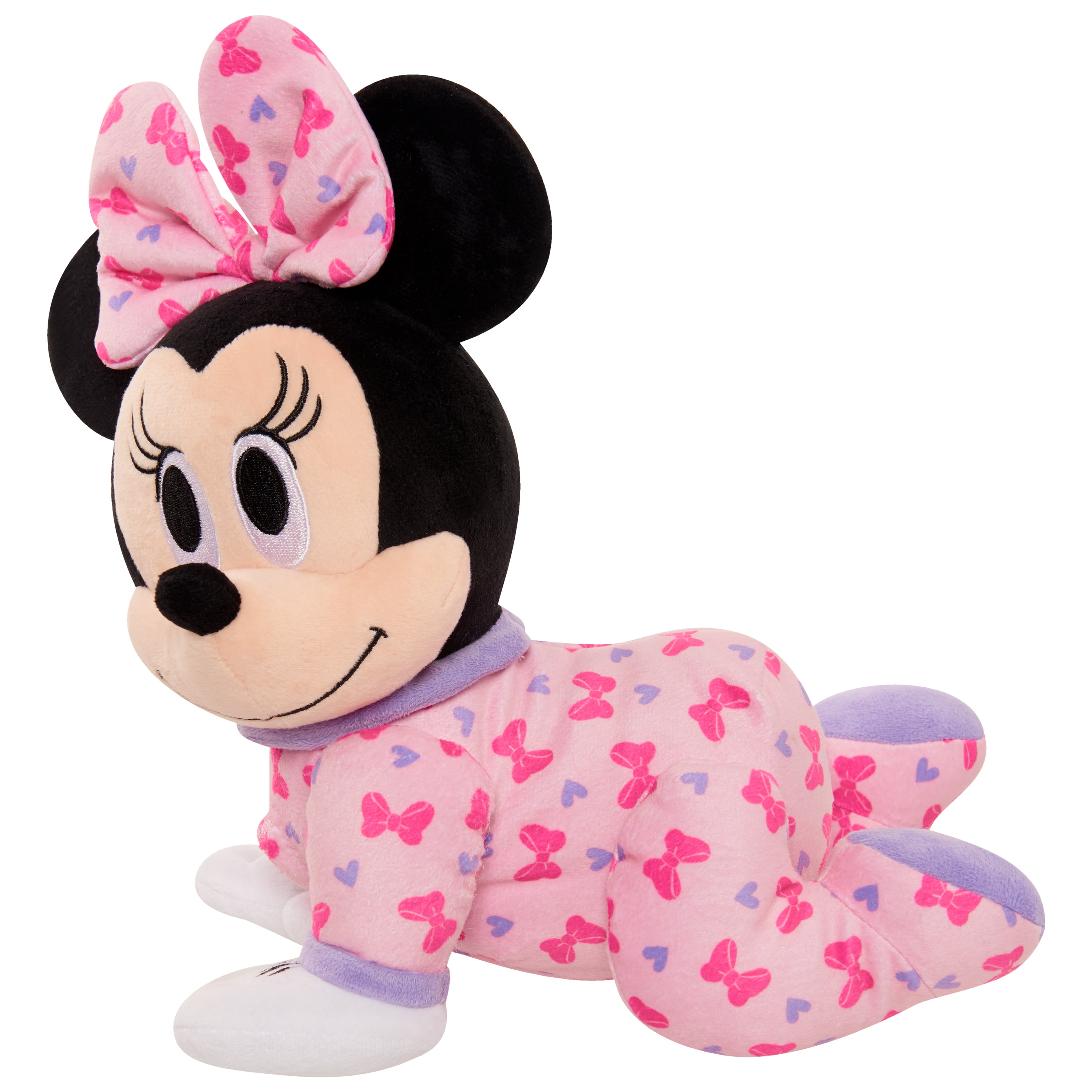 disney baby minnie mouse musical crawling pal plush