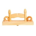 thumbnail image 2 of YAOMOBB Fan Frame Base Retro Style Folding Stand Smooth Edge High Stability Wooden Frame Base Display Tool Desktop Decoration, 2 of 6