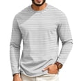 thumbnail image 3 of JoveMarine Mens T-Shirts Long Sleeve Raglan - Round Neck Casual Everyday Wear, Shirts for Men Classic Baseball Tee, Long Sleeve Shirts for Men for Casual,Black L, 3 of 4