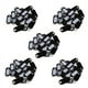 thumbnail image 1 of 100Pzs Cadena de Llave Anillo Partido de Etiquetas Marbete de Identificacion de Llave Negro, 1 of 4