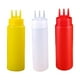 thumbnail image 2 of 3 botellas de ketchup recargables, prensa para condimentos, tres orificios para ketchup. 65ml, 2 of 9
