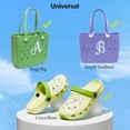 thumbnail image 2 of CHUNTIAN Letter Charms for Bogg Bag/Simply Southern Universal,Decorative Alphabet Insert Accessories for Bogg Rubber Beach Tote Bag,Your Name Initials or Word on Your Bogg Bag-M, 2 of 7