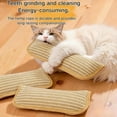 thumbnail image 2 of Natural Sisal Catnip Kicker Pillow, Interactive Dental Chew Toy with Organic 8000mg Herbal Blend for Indoor Scratching, Teething & Play, 2 of 7